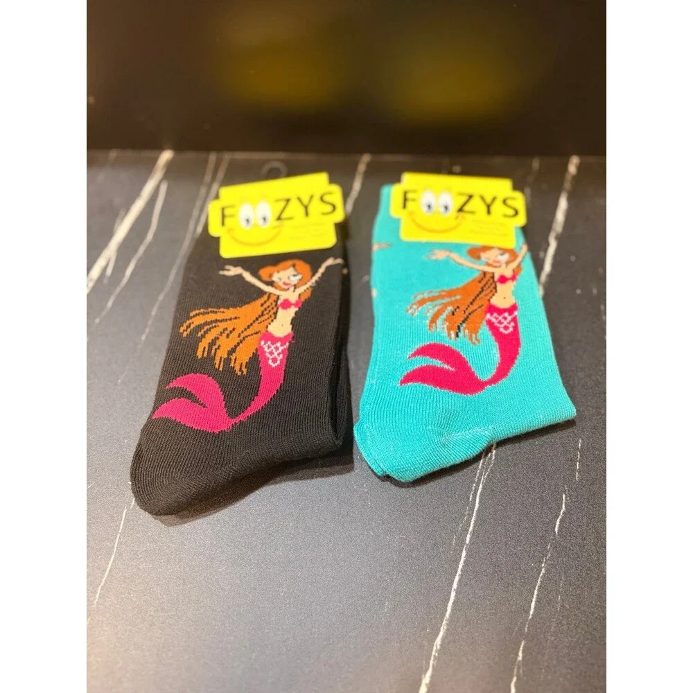 Foozys Novelty‎ Socks Mermaid Design Set of 2